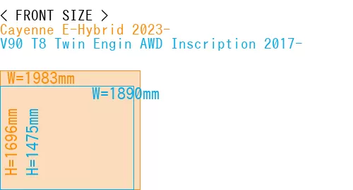#Cayenne E-Hybrid 2023- + V90 T8 Twin Engin AWD Inscription 2017-